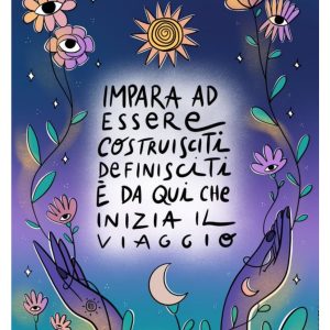 Cartolina "Impara ad essere", Enrica Mannari