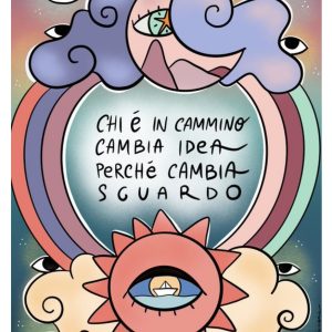 Cartolina "Cambia sguardo", Enrica Mannari