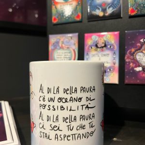 Tazza "Al di là della paura", Enrica Mannari